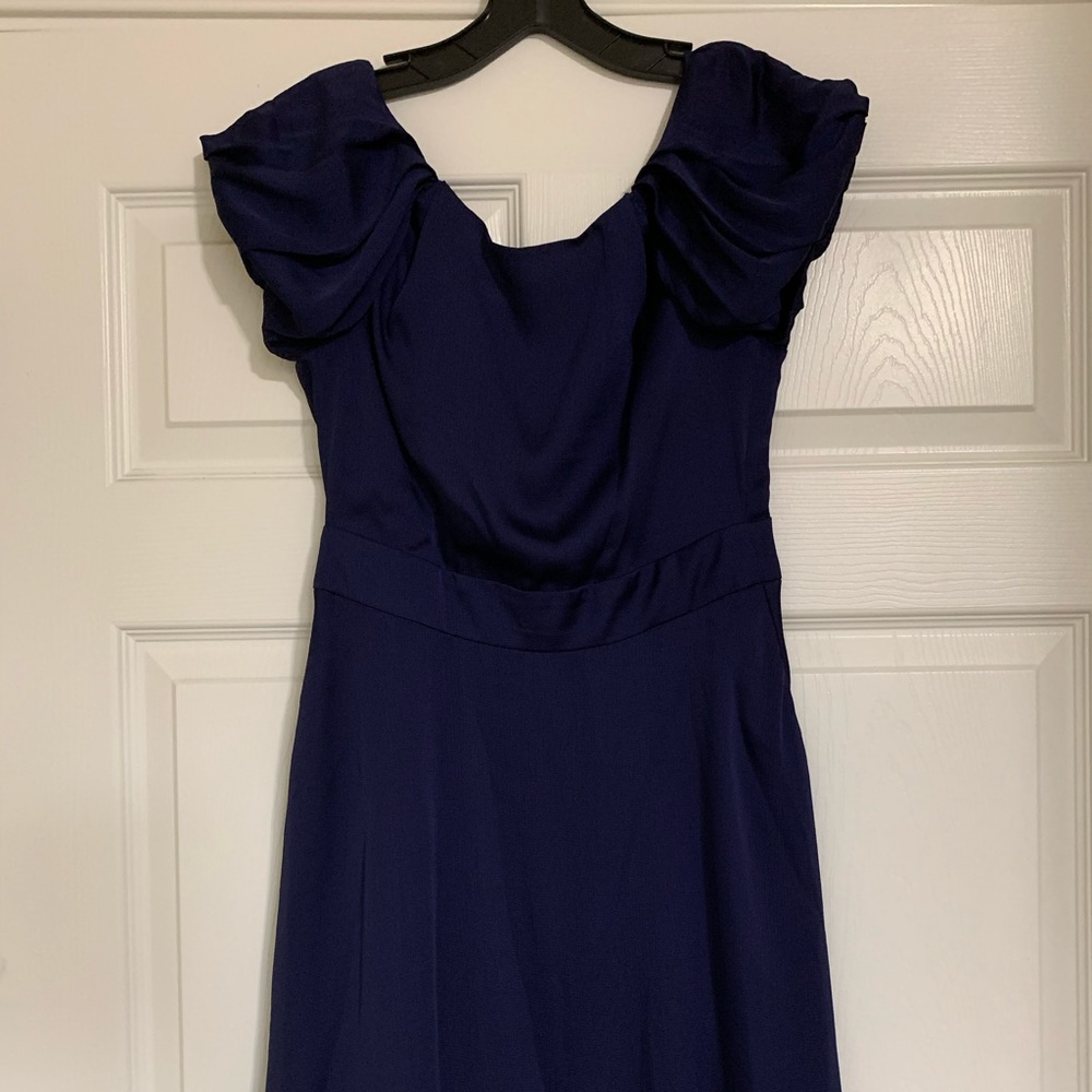 BCBGeneration Low Back Plum Dress